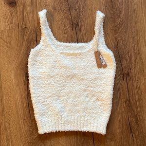 NWT Skims cozy knit tank in bone S/M